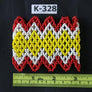 Art# K328 3+ inch. Original Kayapo Traditional Peyote stitch Beaded Bracelet from Brazil