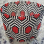 Art# K1 3.5 inch Original Kayapo Traditional Peyote stitch Glass Beaded Bracelet from Brazil.
