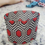 Art# K1 3.5 inch Original Kayapo Traditional Peyote stitch Glass Beaded Bracelet from Brazil.