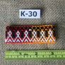 Art# K30 3+ inch Original Kayapo Traditional Peyote stitch Beaded Bracelet from Brazil.