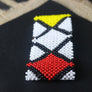 Art# K31 3.5+ inch Original Kayapo Traditional Peyote stitch Beaded Bracelet from Brazil.