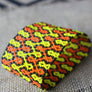 Art# K33 3.5 inch Original Kayapo Traditional Peyote stitch Beaded Bracelet from Brazil.