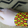 Art# K33 3.5 inch Original Kayapo Traditional Peyote stitch Beaded Bracelet from Brazil.