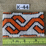 Art# K44 3.5+ inch Original Kayapo Traditional Peyote stitch Beaded Bracelet from Brazil.