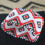 Art# K64 4 inch Original Kayapo Traditional Peyote stitch Beaded Bracelet from Brazil.