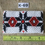 Art# K69 4+ inch Original Kayapo Traditional Peyote stitch Beaded Bracelet from Brazil.