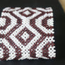 Art# K70 3.5+ inch Original Kayapo Traditional Peyote stitch Beaded Bracelet from Brazil.