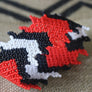 Art# K74 4 inch Original Kayapo Traditional Peyote stitch Beaded Bracelet from Brazil.