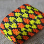 Art# K79 3.5+ inch Original Kayapo Traditional Peyote stitch Beaded Bracelet from Brazil.