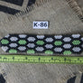Art# K86 inch 3.5 + Original Kayapo Traditional Peyote stitch Beaded Bracelet from Brazil.