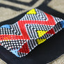 Art# K89 4+ inch Original Kayapo Traditional Peyote stitch Beaded Bracelet from Brazil.