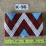 Art# K96 4 inch Original Kayapo Traditional Peyote stitch Beaded Bracelet from Brazil.