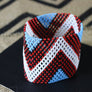 Art# K96 4 inch Original Kayapo Traditional Peyote stitch Beaded Bracelet from Brazil.