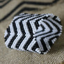 Art# K101 3+ Original Kayapo Traditional Peyote stitch Beaded Bracelet from Brazil.