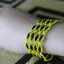 Art# K104 3 inch Original Kayapo Traditional Peyote stitch Beaded Bracelet from Brazil.