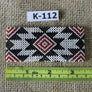 Art# K112 3.5 inch Original Kayapo Traditional Peyote stitch Beaded Bracelet from Brazil.