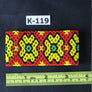 Art# K119 3.5 inch Original Kayapo Traditional Peyote stitch Beaded Bracelet from Brazil.