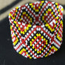Art# K120 3 inch Original Kayapo Traditional Peyote stitch Beaded Bracelet from Brazil.