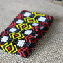 Art# K131 3+ inch. Original Kayapo Traditional Peyote stitch Beaded Bracelet from Brazil.