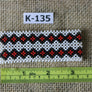Art# K135 3+ inch Original Kayapo Traditional Peyote stitch Beaded Bracelet from Brazil.