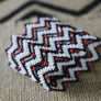 Art# K138 Original Kayapo Traditional Peyote stitch Beaded Bracelet from Brazil.