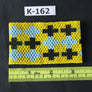 Art# K162 3+ inch Original Kayapo Traditional Peyote stitch Beaded Bracelet from Brazil.