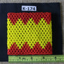 Art# K174 3.5+ inch Original Kayapo Traditional Peyote stitch Beaded Bracelet from Brazil.