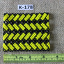 Art# K178 3+ inch. Original Kayapo Traditional Peyote stitch Beaded Bracelet from Brazil.
