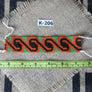 Art# K206 3+ inch. Original Kayapo Traditional Peyote stitch Beaded Bracelet from Brazil.