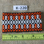 Art# K220 3.5+ inch. Original Kayapo Traditional Peyote stitch Beaded Bracelet from Brazil.