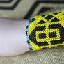 Art# K226 3+ inch. Original Kayapo Traditional Peyote stitch Beaded Bracelet from Brazil.