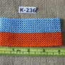 Art# K236 4 inch. Original Kayapo Traditional Peyote stitch Beaded Bracelet from Brazil.