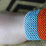 Art# K236 4 inch. Original Kayapo Traditional Peyote stitch Beaded Bracelet from Brazil.
