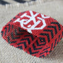 Art# K246 3.5+ inch. Original Kayapo Traditional Peyote stitch Beaded Bracelet from Brazil.