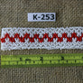 Art# K253 4+ inch. Original Kayapo Traditional Peyote stitch Beaded Bracelet from Brazil.