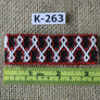 Art# K263 3+ inch. Original Kayapo Traditional Peyote stitch Beaded Bracelet from Brazil.