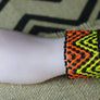 Art# K269 4+ inch. Original Kayapo Traditional Peyote stitch Beaded Bracelet from Brazil.
