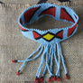 Art# K271 5 inch. Original Kayapo Traditional Peyote stitch Beaded Bracelet from Brazil.