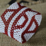 Art# K275 3+ inch. Original Kayapo Traditional Peyote stitch Beaded Bracelet from Brazil.