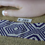 Art# K285 3+ inch. Original Kayapo Traditional Peyote stitch Beaded Bracelet from Brazil.