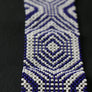 Art# K285 3+ inch. Original Kayapo Traditional Peyote stitch Beaded Bracelet from Brazil.