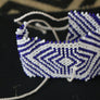 Art# K285 3+ inch. Original Kayapo Traditional Peyote stitch Beaded Bracelet from Brazil.
