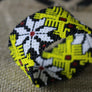 Art# K290 3+ inch. Original Kayapo Traditional Peyote stitch Beaded Bracelet from Brazil.