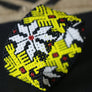 Art# K290 3+ inch. Original Kayapo Traditional Peyote stitch Beaded Bracelet from Brazil.