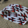 Art# K292 3+ inch. Original Kayapo Traditional Peyote stitch Beaded Bracelet from Brazil.