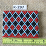 Art# K297 3+ inch. Original Kayapo Traditional Peyote stitch Beaded Bracelet from Brazil.