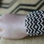Art# K300 3.5+ inch. Original Kayapo Traditional Peyote stitch Beaded Bracelet from Brazil.