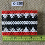Art# K308 3.5 inch. Original Kayapo Traditional Peyote stitch Beaded Bracelet from Brazil.