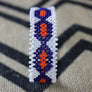 Art# K324 4 inch. Original Kayapo Traditional Peyote stitch Beaded Bracelet from Brazil