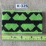 Art# K325 4 inch. Original Kayapo Traditional Peyote stitch Beaded Bracelet from Brazil